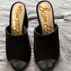 Sam Edelman Black Mules for Women